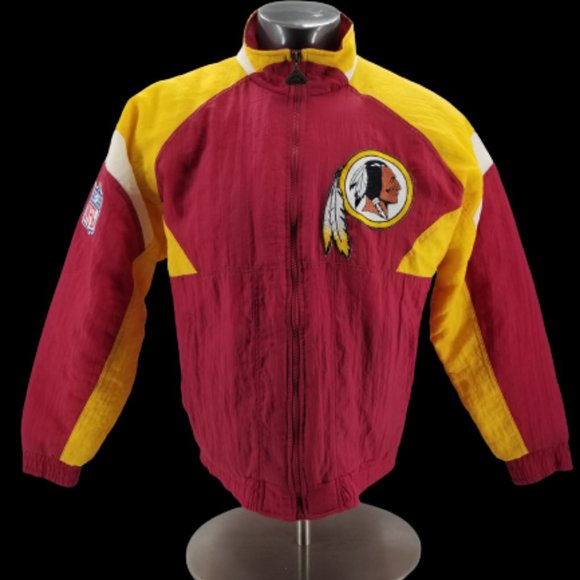 Vintage 90s Washington Redskins Apex One Jacket/Pants Puffer  NFL  Zip Sz S/M - Picture 2 of 15
